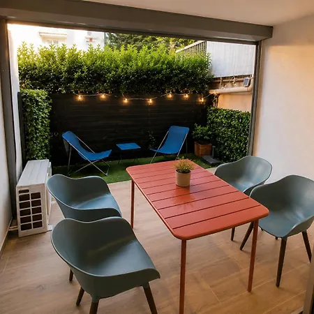 T2 Terrasse Jardin Proche Port Santa Lucia *
