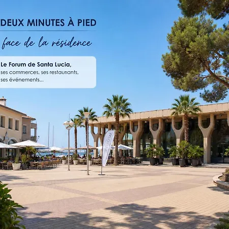 T2 Terrasse Jardin Proche Port Santa Lucia